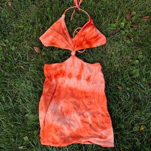 White Fox Halter Dress